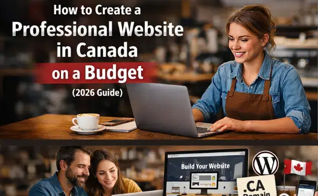 How to create a professional website