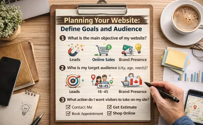 How to create a professional website