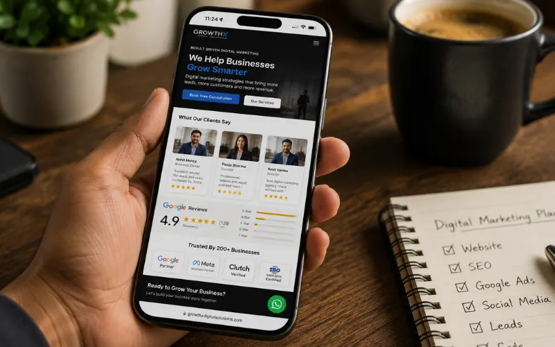 Professional business setup creating customer trust
